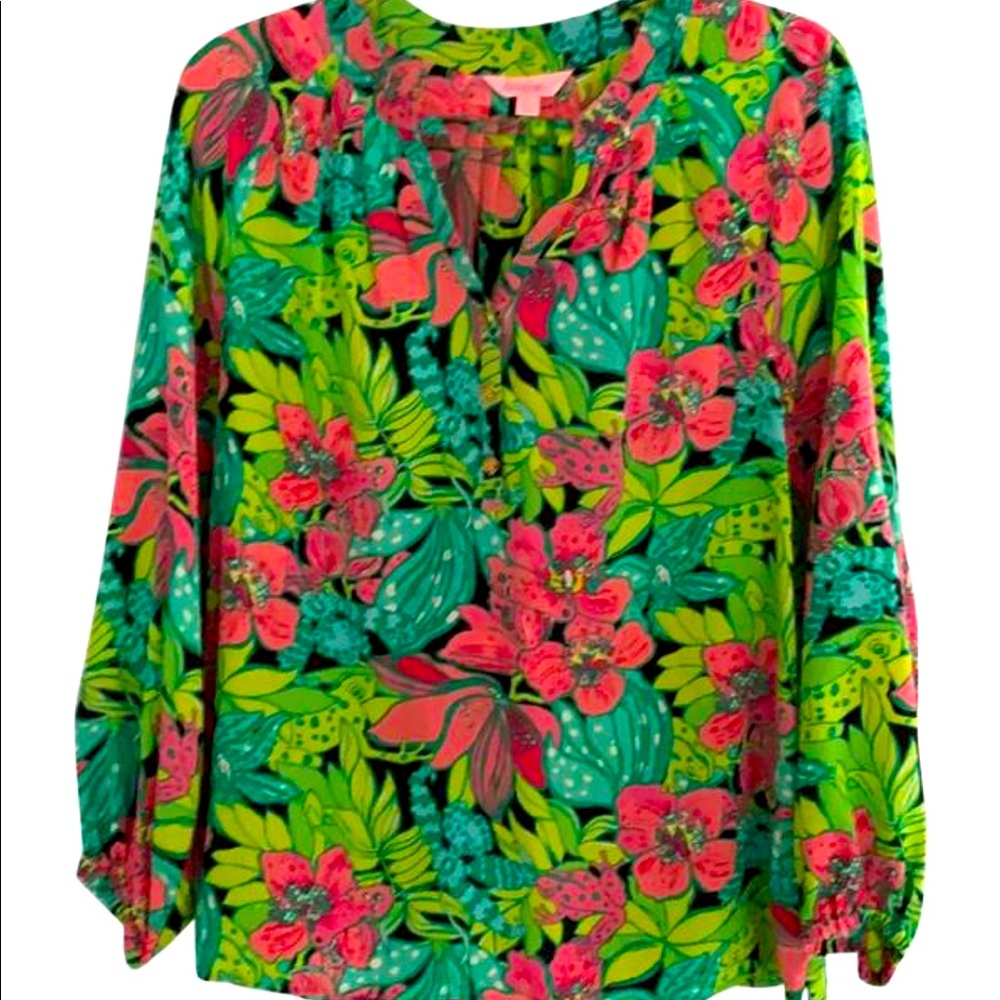 Lilly Pulitzer Long Sleeve Blouse